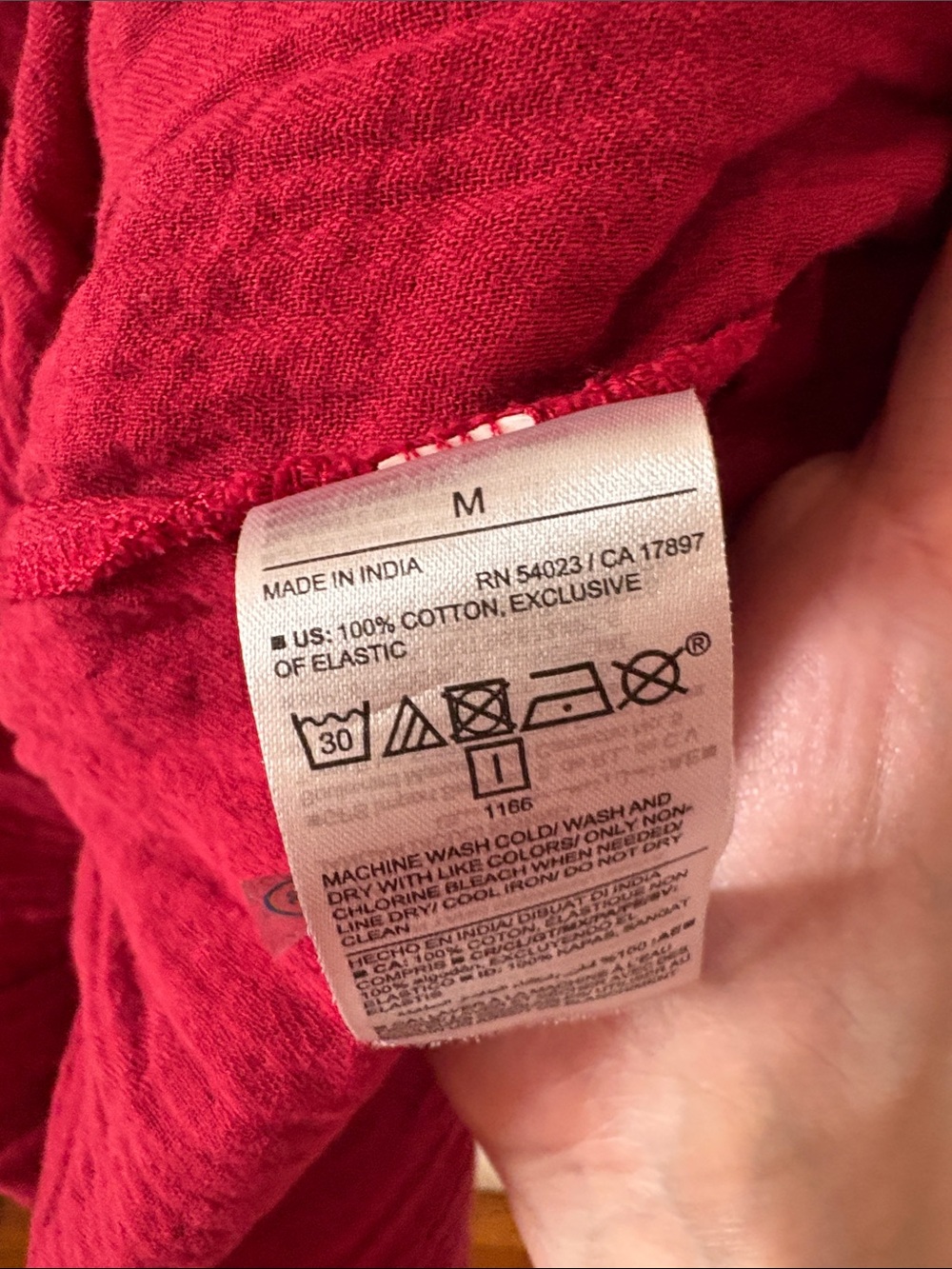 Old Navy Red Cotton Sleeveless Dress - Picture 4 of 4